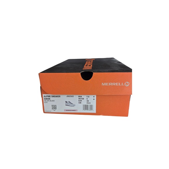 Merrell Alpine Sneaker Tie Dye Suede Black J002502 Women's Trail Shoes Size 7.5 - Picture 2 of 7